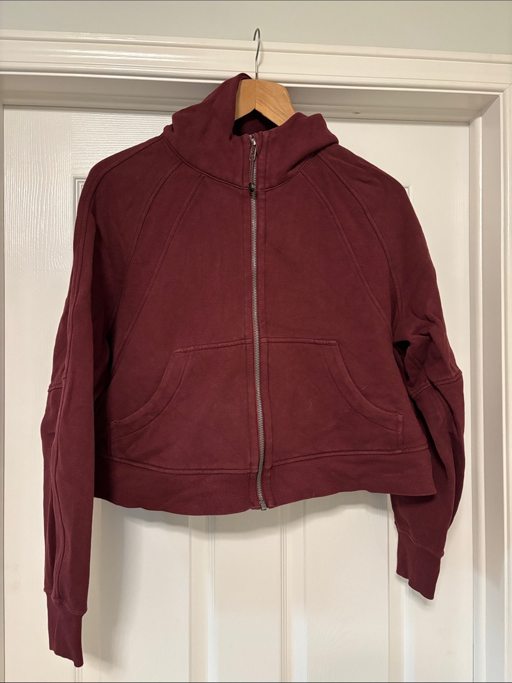 lululemon athletica Women's Zip-Up Hoodie Jacket - Burgundy